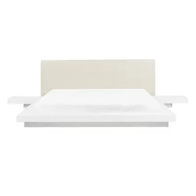 Waterbed Faux Leather ZEN x cm (EU Super King) White