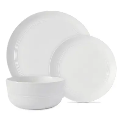 Tower T867023WHT Porcelain Dinnerware Set, Pieces, White