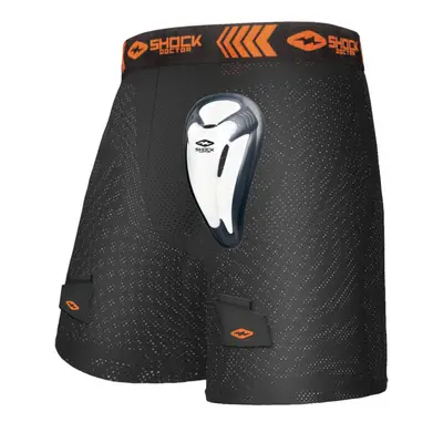 Shock Doctor SD30040-00001-S Loose Hockey Short w/BioFlex Cup Black Ad