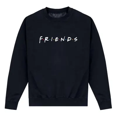 (XL, Black) Friends Unisex Adult Logo Sweatshirt