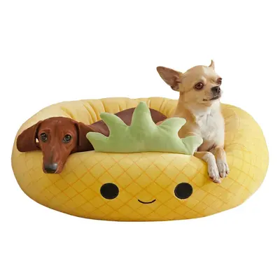 Squishmallows 24-Inch Maui Pineapple Pet Bed - Medium Ultrasoft Offici