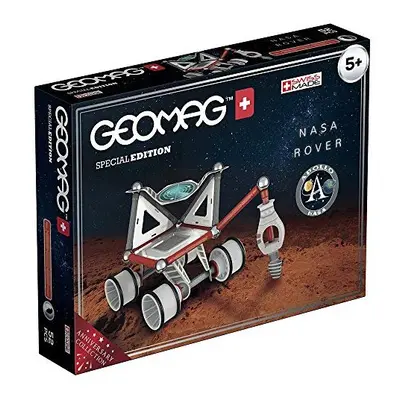 Geomag Special EditionMagnetic Construction NASA Lunar Rover, Pieces, White/Grey/Red/Blue