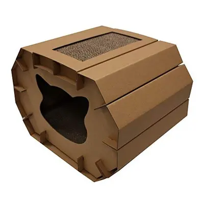 CROCI Cardboard Cat Scraper House, x x cm