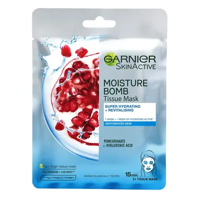 Garnier Moisture Bomb Pomegranate Hydrating Face Sheet Mask