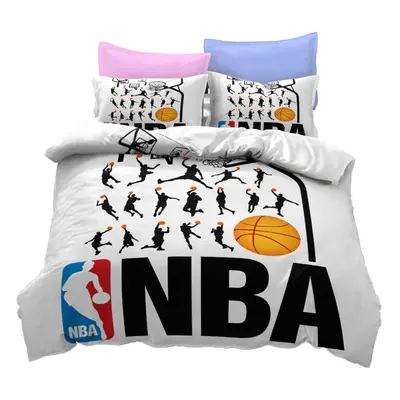 (Style 04, Single) Basketball Bedding Single Double King Duvet Cover