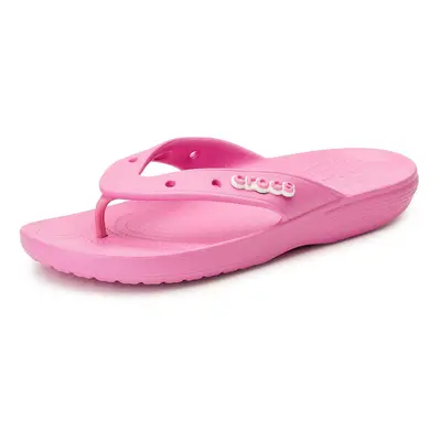 crocs Unisex Mens and Womens classic Flip Flops Taffy Pink Women7 Men