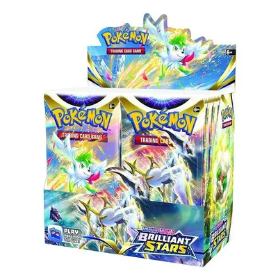 (Brilliant Stars) 324pcs box Brilliant Star Pokemon Cards Evolution GX Vmax EX Mega Energy