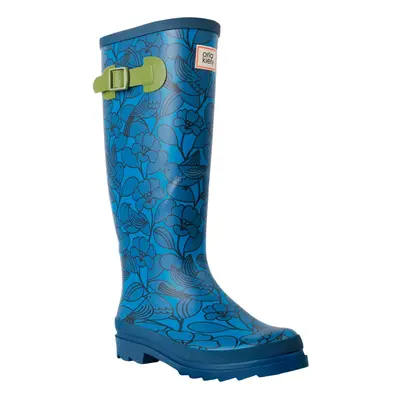 (6 UK, Blue) Regatta Womens/Ladies Orla Welly Hi II Birdy Wellington Boots