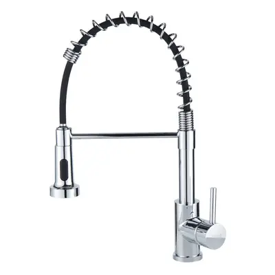 Chrome Commercial Swivel Pull out Kitchen Tap Mixer Tap Faucet