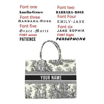 (12 Printed handbag, 42X32X10CM) Handbag lady Personalized Fashion Printing Large Capacity Canva