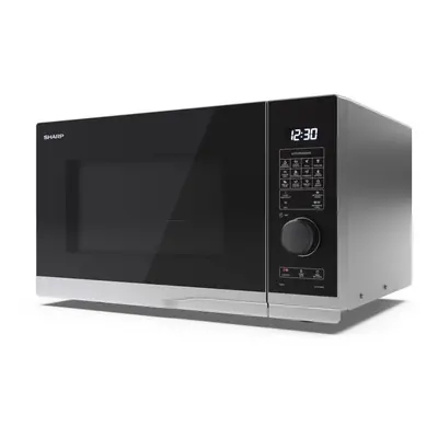 Sharp YC-PG234AU-S 23L 900W Microwave with 1000W Grill Function - Silver