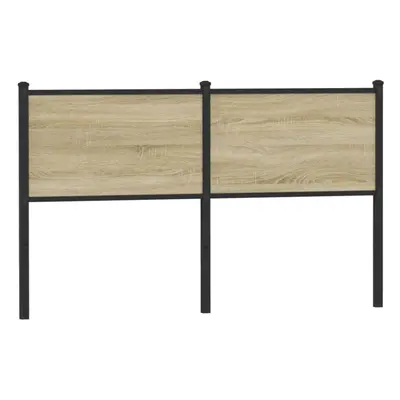 (sonoma, cm) vidaXL Headboard Bedroom Bed Headboard Bed Header Engineered Wood and Steel