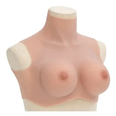 (natural, e/ silicon) vidaXL SiliconeÂ BreastplateÂ for Crossdressers Fake Breast Forms Tan H Cu