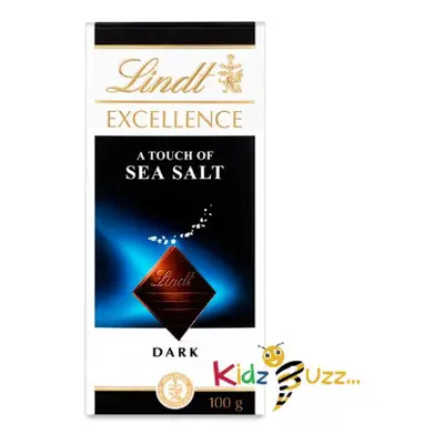 (Pack of 12) Lindt Excellence A Touch of Sea Salt Chocolate100g