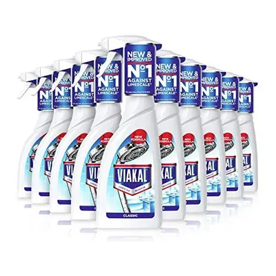 Viakal Limescale Remover Spray, Classic, Litre (500 ml x 10)