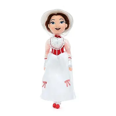 Disney Store Official Mary Poppins Soft Toy Doll, 45cm/17?, Plush Character Figure with Embroide