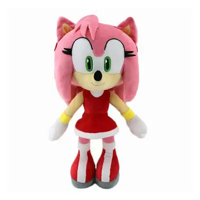 (G) Sonic The Hedgehog Plush Toys Knuckles Shadow Tails Cartoon Stuffed Doll Gift