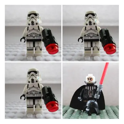 Darth Vader Storm Troopers Star Wars Mini Toy Action Figure Fit Lego