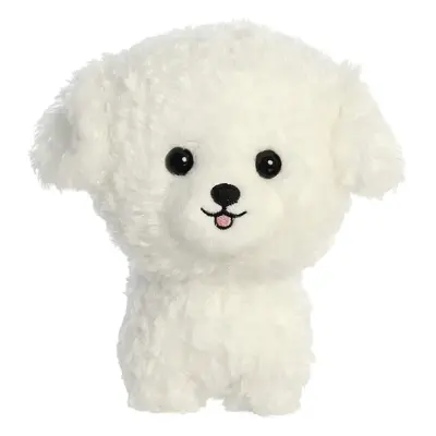 Aurora? Playful Teddy Pets? Bichon Frise Stuffed Animal - Unique Design - Endless Play - White I