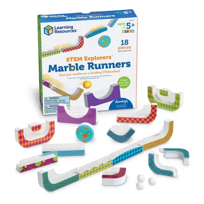 Learning Resources Stem Marble Runners Stick On Walls & Windows