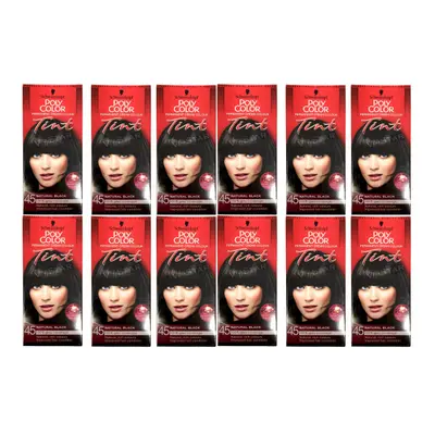 Schwarzkopf Poly Color Tint Natural Black (Pack of 12)