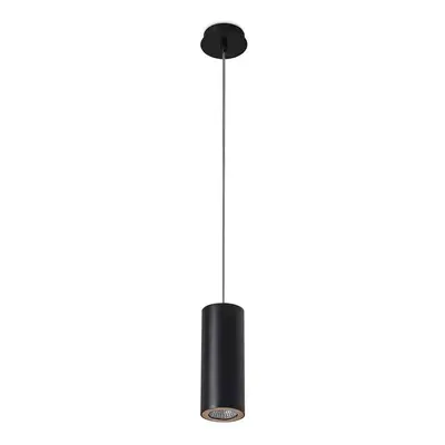 Leds-C4 Pipe - Light Slim Ceiling Pendant Black, Gold 6.8cm, GU10