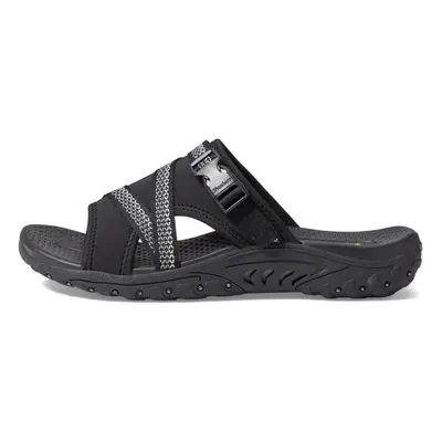 Skechers Women's Reggae-Slide Thru Sport Sandal Black