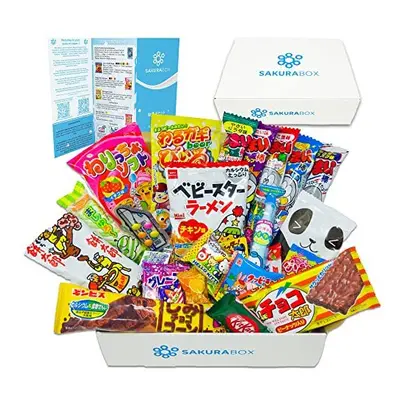 Japanese Snacks & Candy Box & English Pamphlet x Dagashi Sweets Candy Valentines Gift