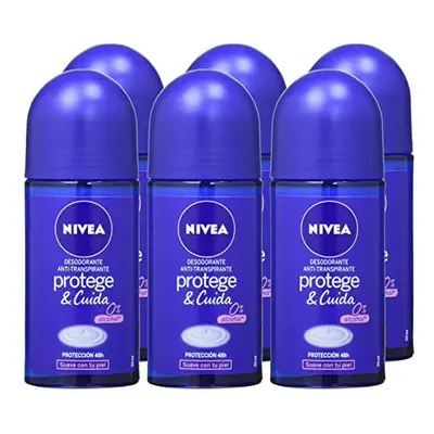 Nivea Roll-On Protection & Care ml Pack of