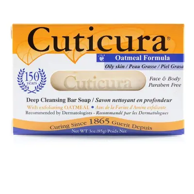 Cuticura Oatmeal Formula Deep Cleansing Bar Soap - Oily - OZ Pack of