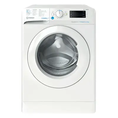 Indesit Push&Go BWE 81496X WV UK 8kg Washing Machine with rpm - White - A Rated