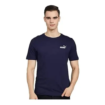 Puma Mens ESS Small Logo Tee Peacoat Small