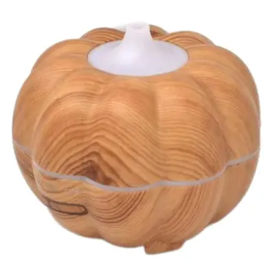 Shdd Pumpkin Wood Grain Humidifier, High Fog Air Purifier With Mechanical Remote Control, Suitab