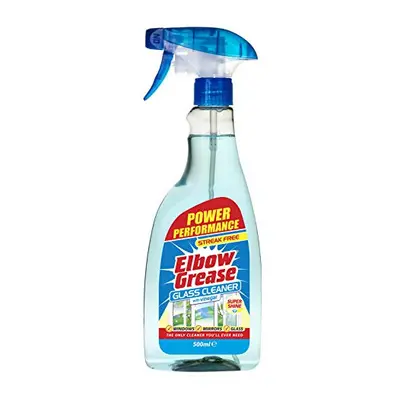 Elbow Grease Glass Cleaner with Vinegar for Windows and Mirrors, ml - Window Cleaning Equipment 