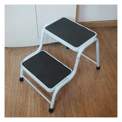 Double Step Caravan Stool Steel Non Slip Ladder Van Motorhome Camper