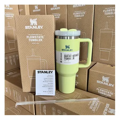 (Green) Cup Vacuum Stanley Quencher Flowstate Tumbler 40oz 12l With Box Multicolour