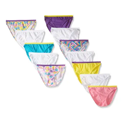 Fruit Of The Loom Big Girls Wardrobe Bikini Assorted 14Pack of