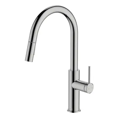 McAlpine Ness Side Lever Pull Out Kitchen Mixer Tap - Chrome