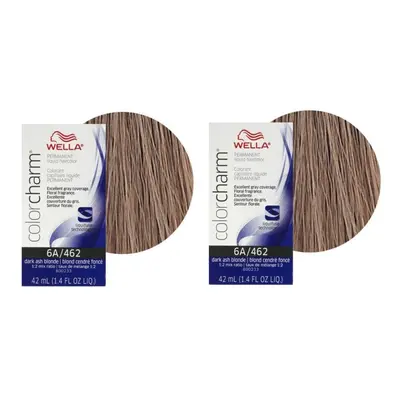 (2Pk 6A Dark Ash Blonde ) Wella Color Charm Permanent Liquid Color | Wella Permanent Hair Dye