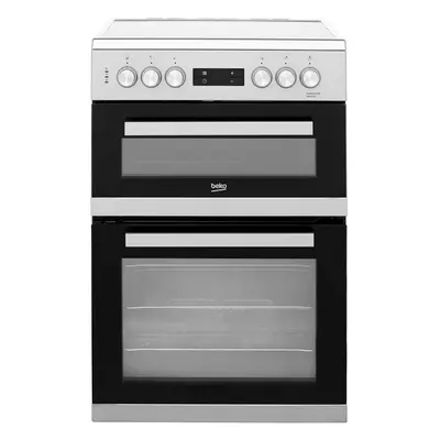 Beko KDC653S 60cm Electric Cooker with Ceramic Hob - Silver