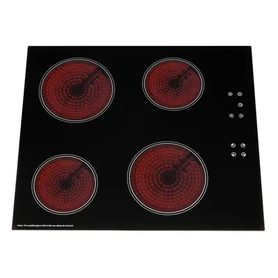 SIA CERH60BL 60cm Zone Touch Control Electric Ceramic Hob In Black