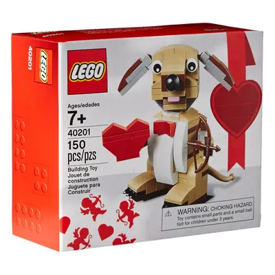 LEGO Bricks & More Valentines Cupid Dog Building Kit