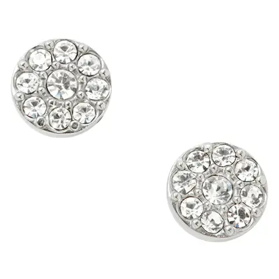 Fossil Women's Disc Silver-Tone Stud Earrings JF00828040