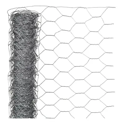 Nature Wire Mesh Fence Aviary Rabbit Chicken 1x10 m Galvanised Steel