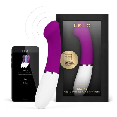 (Deep Rose) LELO GIGI App-Controlled G-Spot Vibrator for Women with Pleasure Settings, Female Vi