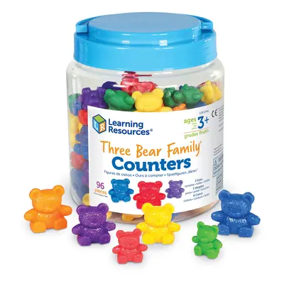 Learning Resources Three Bear Family Counters - Pieces. Ages 3+ Pre