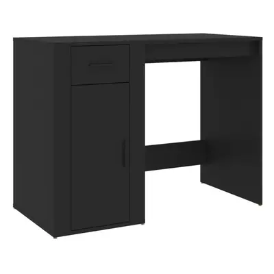 (black) vidaXL Desk Engineered Wood Office Computer Study Working Table Multi Colours