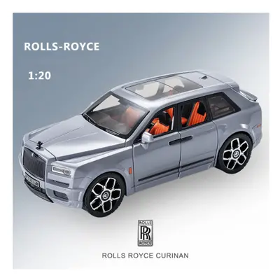 (Gray) Large Size 1/20 Rolls Royce SUV Cullinan Alloy Luxy Car Model Diecasts Metal Toy Car Mode