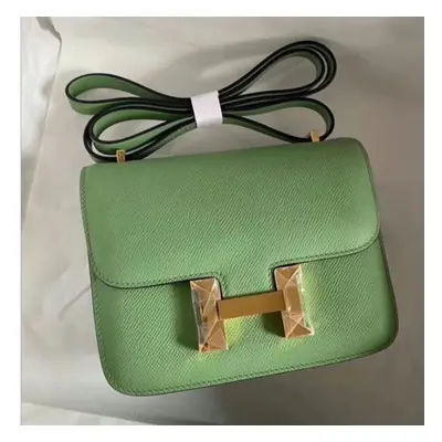 (Avocado green, small) Bag Female Kangkang Bag Deoxy Ladies, Xiaofang Bag, Shoulder Shoulder New