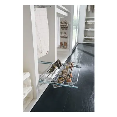 Pull Out Shoe Rack Width Adjustable - mm Full Extension Vibo